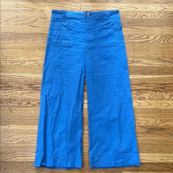 Anthropologie Colette Magic Fabric Cropped Wide-Leg Pants by Maeve - Picture 5 of 8